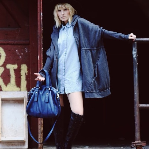 marc by marc jacobs blue leather purse - Picture 2 of 8